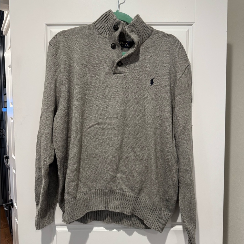 Ralph Lauren Gray Men's Crewneck Sweater
